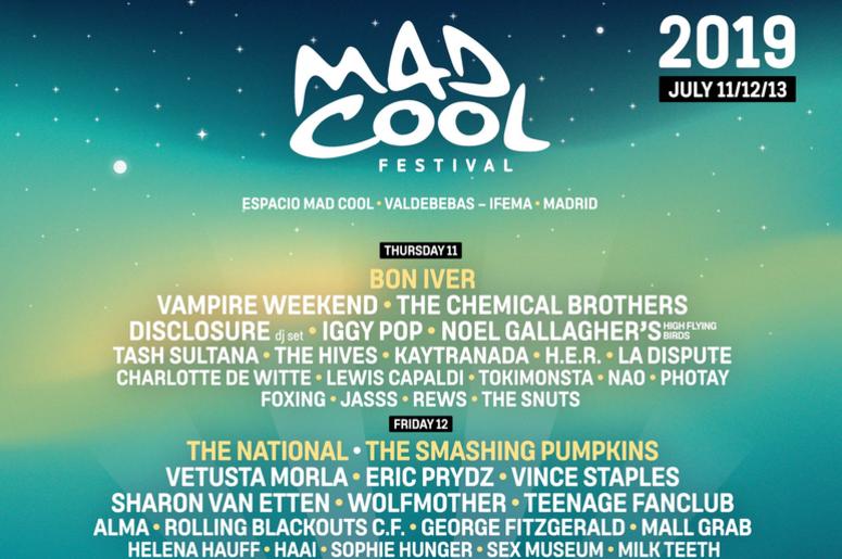 Mad Cool Festival Line Up