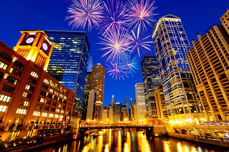 chicago fireworks