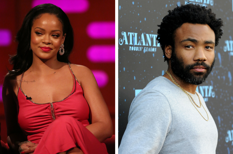 Rihanna and Donald Glover Rihanna and Donald Glover