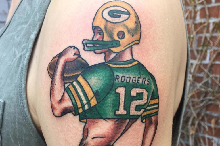 Aaron ROdgers Tattoo