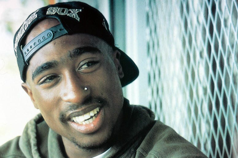 Tupac Shakur Tupac Shakur from the film Poetic Justice.