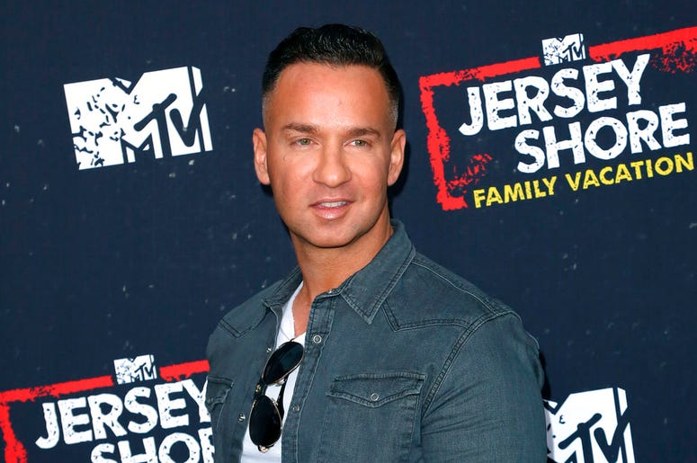 n this March 29, 2018 file photo, Mike "The Situation" Sorrentino arrives at the "Jersey Shore Family Vacation" premiere in Los Angeles