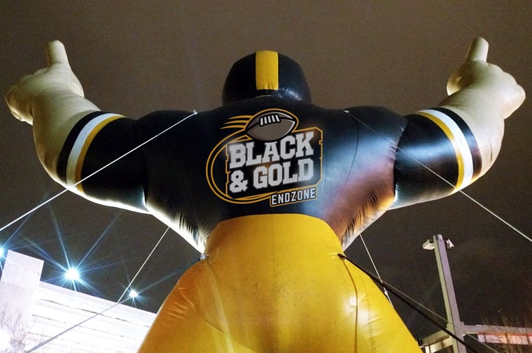 Black & Gold Endzone Black & Gold Endzone