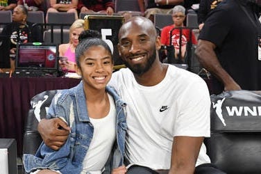Kobe and his daughter
