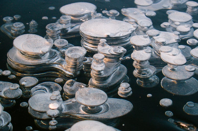 Methane Bubbles Methane Bubbles