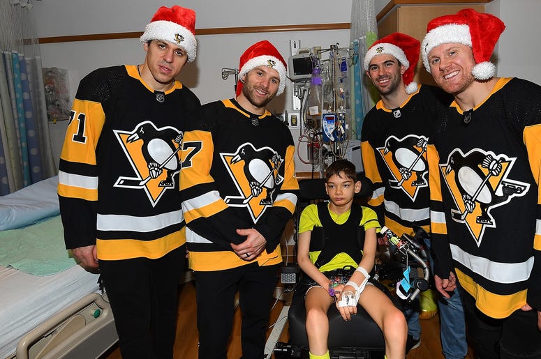 Pittsburgh Penguins at Children's Hospital