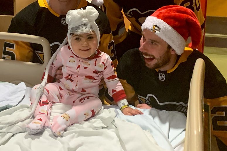 Pittsburgh Penguins at Children's Hospital