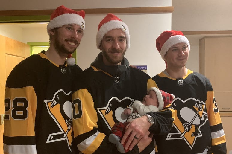 Pittsburgh Penguins at Children's Hospital