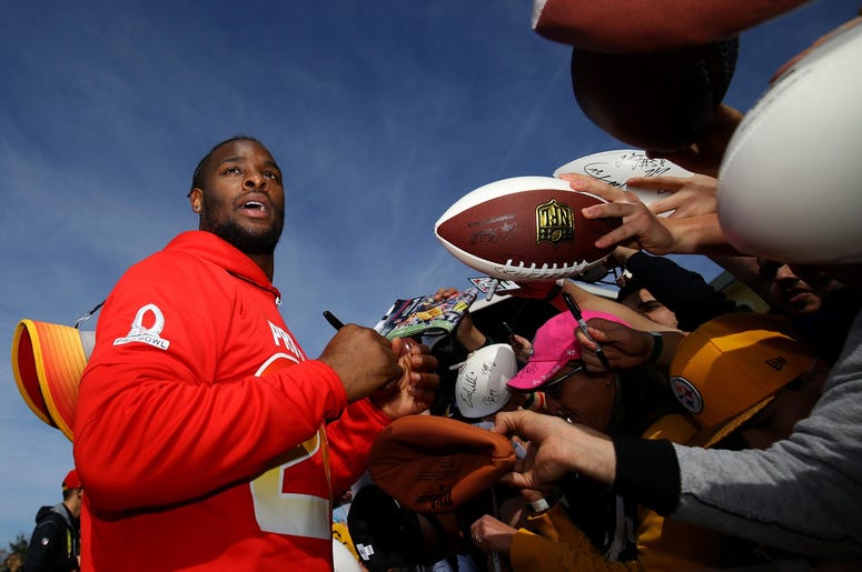Le'Veon Bell at the Pro Bowl