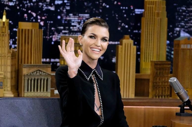 NEW YORK, NY - AUGUST 08: Ruby Rose visits "The Tonight Show Starring Jimmy Fallon" at Rockefeller Center on August 8, 2018 in New York City.