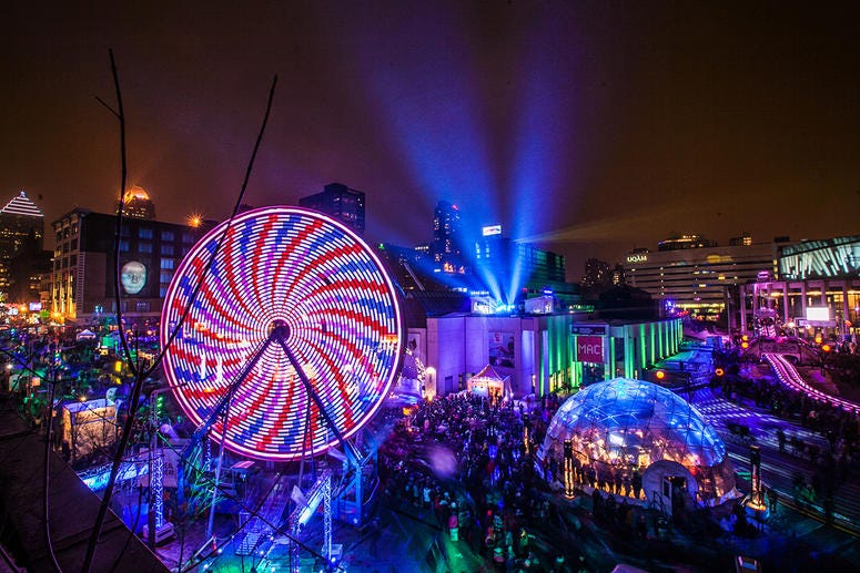 MONTRÉAL EN LUMIÈRE MONTRÉAL EN LUMIÈRE