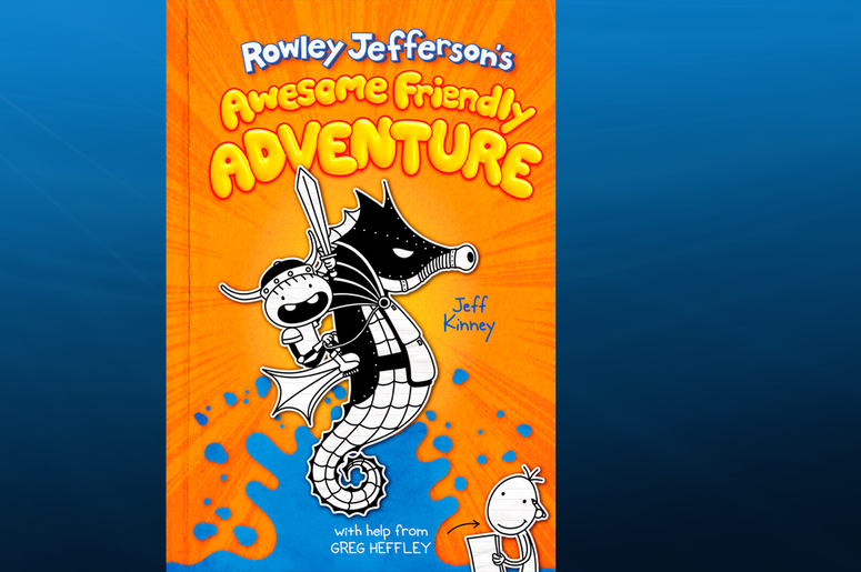 This photo provided by Abrams Children’s Books shows the cover of “Rowley Jefferson’s Awesome Friendly Adventure.” Amulet Books announced Thursday, Feb. 13, 2020, that Jeff Kinney's latest novel comes out April 7, 2020.