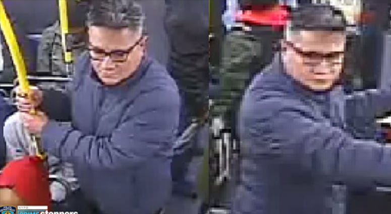 The suspect. 10 year old bus assault