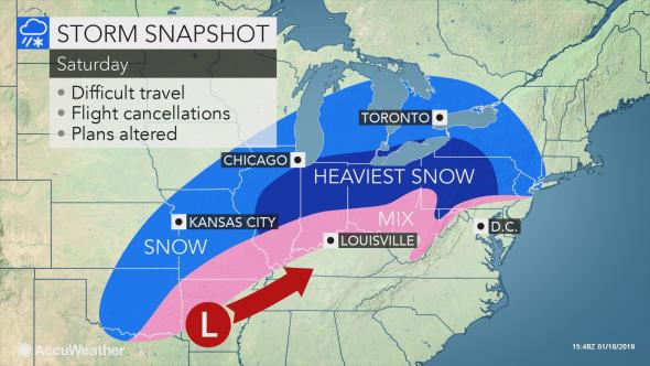 A coating to a couple inches are possible in the city. Winter storm