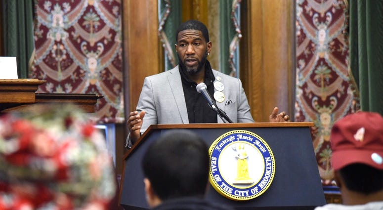 Jumaane Williams speaks at African American women in cinema anti-gun violence panel on November 9, 2018. Jumaane Williams