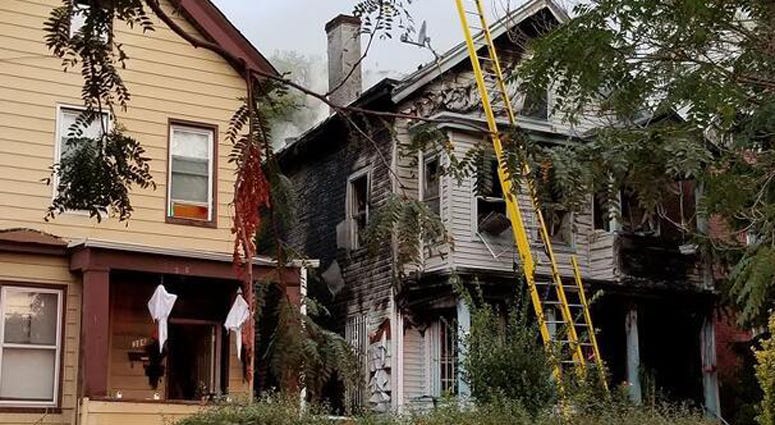 Scene of a deadly fire in Newark on Oct. 2, 2019. Newark Fire