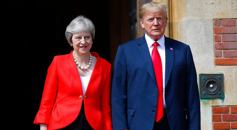Trump, May