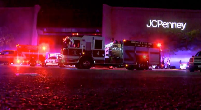 This Thursday, Nov. 22, 2018, image made from a video provided by ABC 33/40, authorities respond after reports of shots fired at the Riverchase Galleria in Hoover, a Birmingham, Ala., suburb. Alabama mall shooting