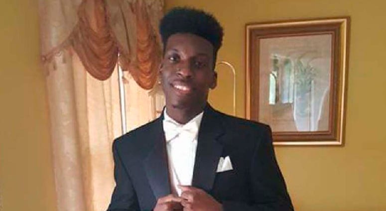 This undated image provided by Emantic Bradford, Sr. shows Emantic Fitzgerald Bradford, Jr., 21, posing for a picture at his father's home near Birmingham, Ala., in his senior year of high school. Emantic Fitzgerald Bradford, Jr.