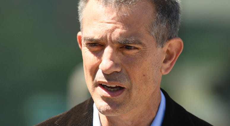 Fotis Dulos speaks after making an appearance at Connecticut Superior Court in Stamford, Conn. Wednesday, June 26, 2019. Fotis Dulos