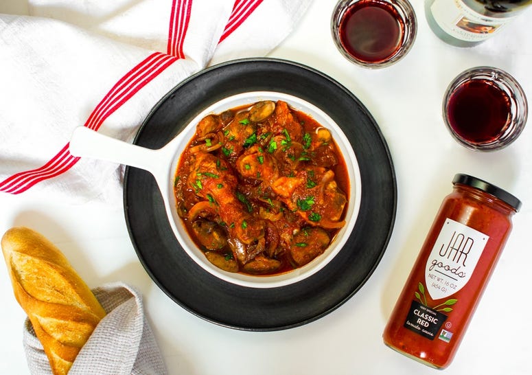 Jar Goods: Chicken Cacciatore Jar Goods: Chicken Cacciatore