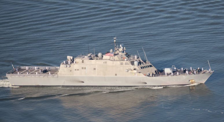 The Parade of Ships in New York City for Fleet Week on May 22, 2019. Fleet Week 2019