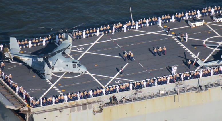 The Parade of Ships in New York City for Fleet Week on May 22, 2019. Fleet Week 2019