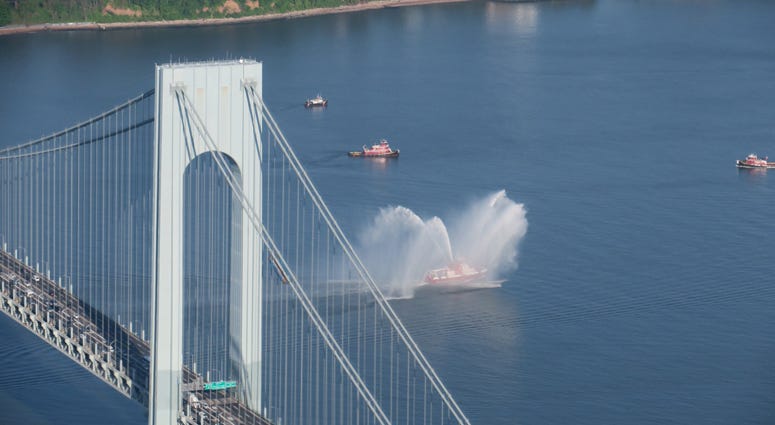 The Parade of Ships in New York City for Fleet Week on May 22, 2019. Fleet Week 2019
