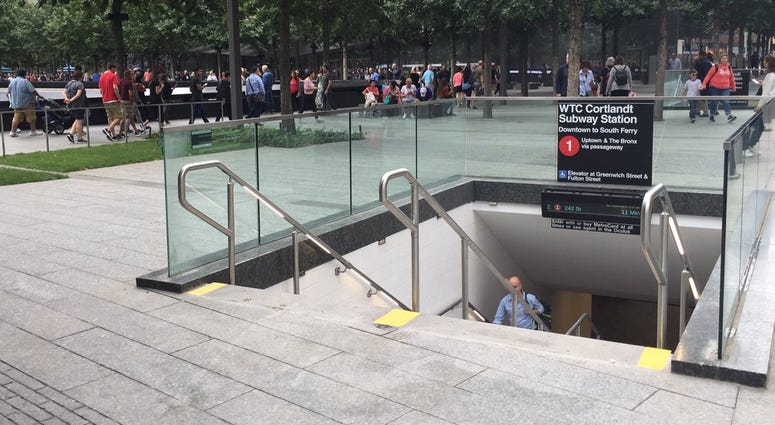 Entrance to the WTC/Cortlandt Station WTC/Cortlandt Station