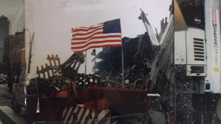 Donato Panico's Flag At Ground Zero Donato Panico's Flag At Ground Zero