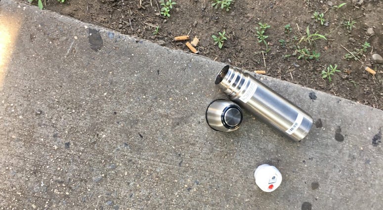 A man struck by an A train was carrying a thermos, not a pipe bomb Suspicious Package A train