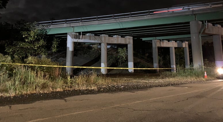 The site of a deadly car crash in Rockland County Rockland County Crash Site