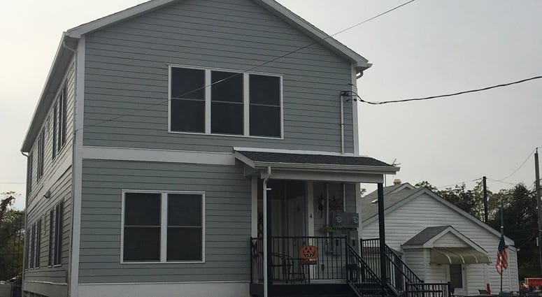 A home that Gary Casazza helped fix on Staten Island Fixed Sandy Home