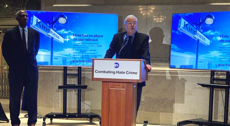 MTA Chairman and CEO Pat Foye introduces a new program to combat hate crimes in New York City MTA Combat Hate - Pat Foye