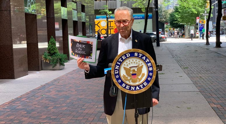 Sen. Schumer on Sunday. Schumer schools