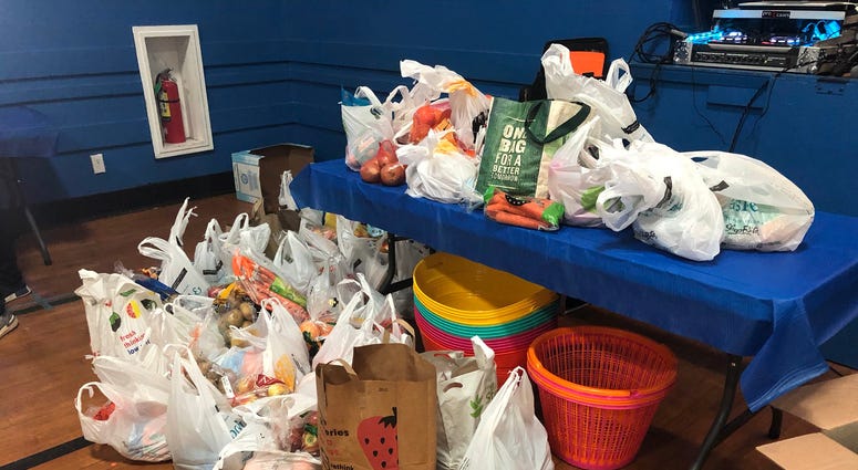 Food donations at Plainview Mid Island Y JCC Food donations at Plainview Mid Island Y JCC