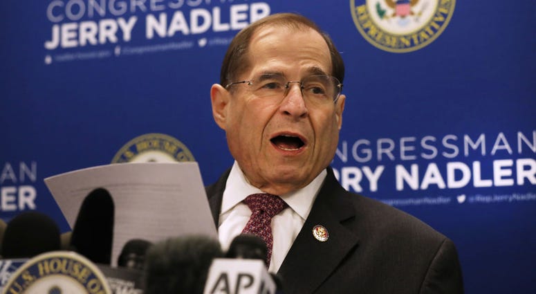 House Judiciary Committee Chairman Jerrold Nadler (D-NY) holds a news conference on April 18, 2019 in New York City. Rep. Jerry Nadler