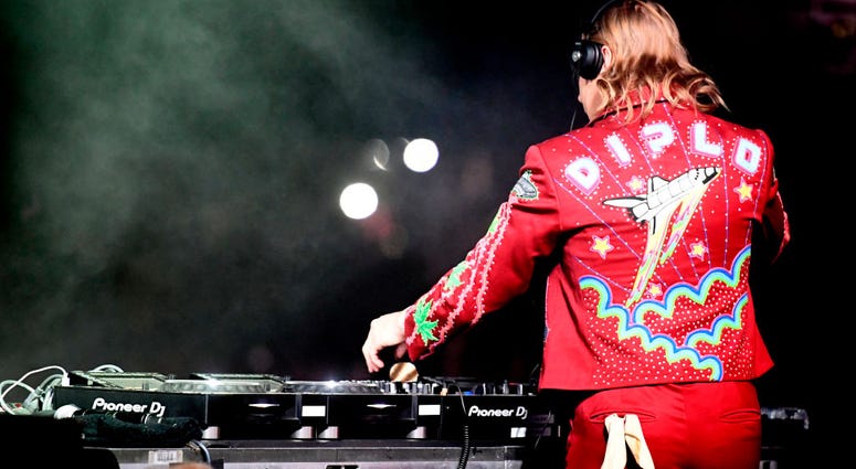 Diplo performs onstage during the 2019 Stagecoach Festival at Empire Polo Field on April 28, 2019 in Indio, California. Diplo