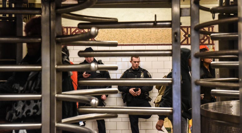 NYPD subway NYPD subway