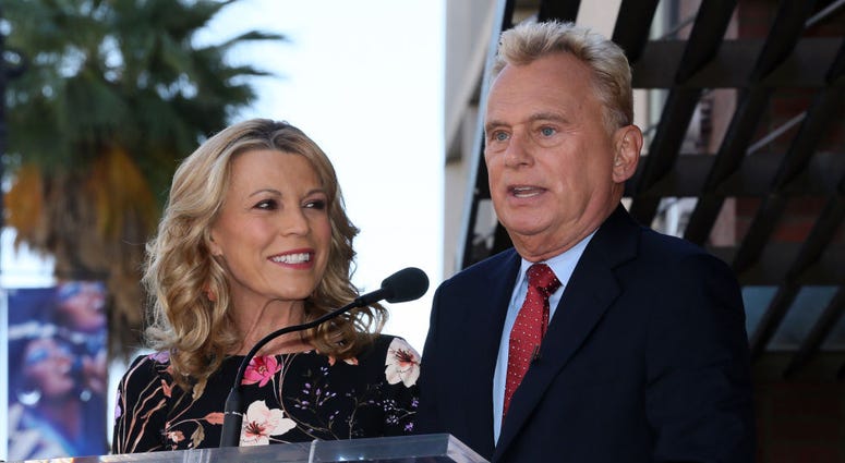 Vanna White and Pat Sajak attend Harry Friedman being honored with a Star on the Hollywood Walk of Fame on November 01, 2019 in Hollywood, California. Vanna White, Pat Sajak