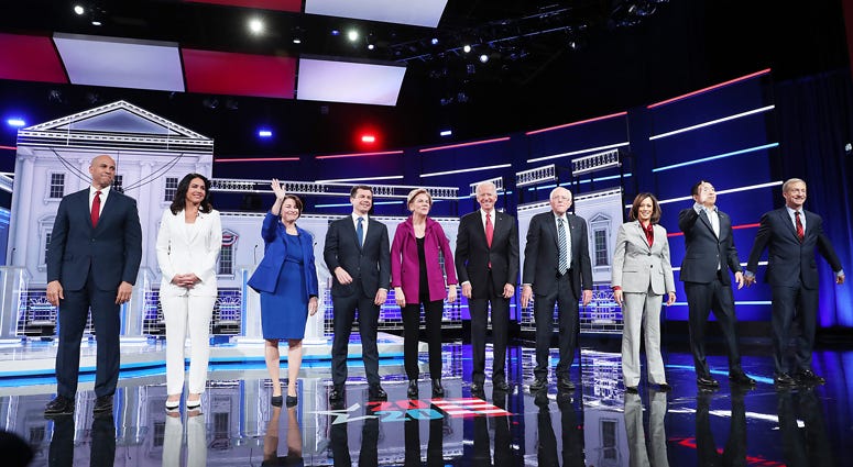 Democratic Presidential Candidates Participate In Debate In Atlanta, Georgia Democratic Presidential Candidates Participate In Debate In Atlanta, Georgia