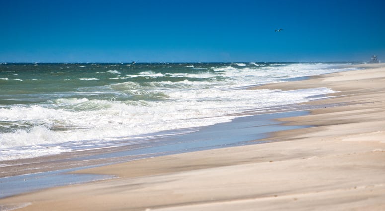 A beach on Long Island. A beach on Long Island