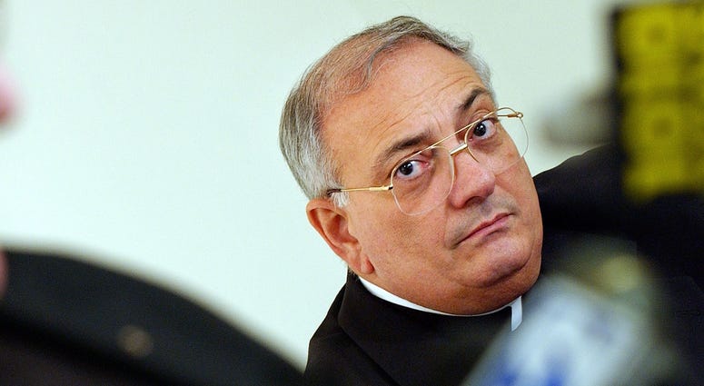 Monsignor Nicholas DiMarzio, bishop of Camden, N.J., at a press conference in 2004. Nicholas DiMarzio