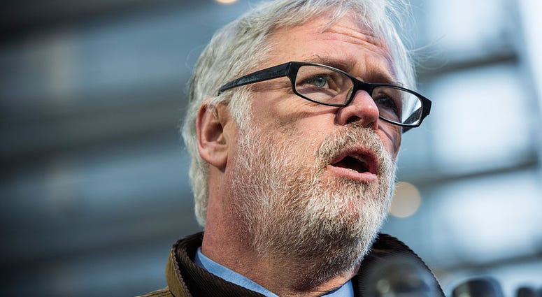 Patrick Foye, Executive Director of the Port Authority of New York and New Jersey, speaks at a press conference announcing the opening of One World Trade Center on November 3, 2014 in New York City. Patrick Foye
