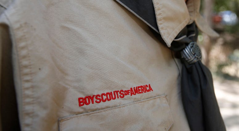 Boy Scouts of America uniform. Boy Scouts of America