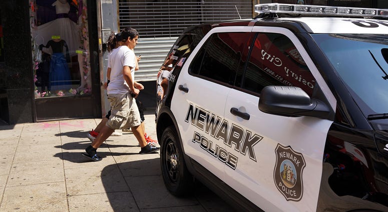 Newark police vehicle Newark police vehicle