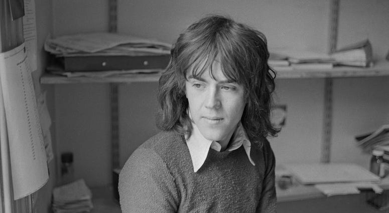 British magazine publisher Tony Elliott in his office, London, 31st January 1971. He is the founder, owner and editor of the Time Out listings magazine. Tony Elliott