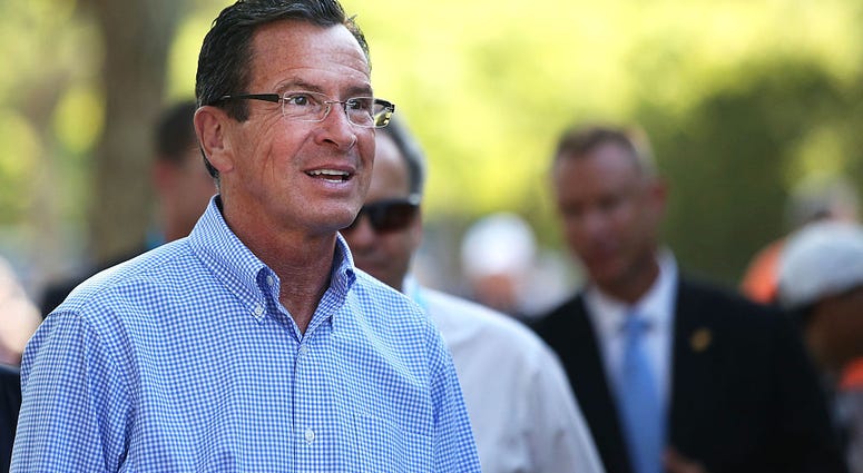Dannel Malloy, the Governor of Connecticut, tours the grounds on day 4 of the Connecticut Open at the Connecticut Tennis Center at Yale on August 24, 2016 in New Haven, Connecticut. Gov. Dannel Malloy