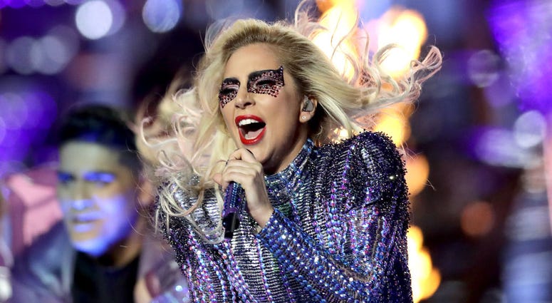 Lady Gaga performs during the Pepsi Zero Sugar Super Bowl 51 Halftime Show at NRG Stadium on February 5, 2017 in Houston, Texas. Lady Gaga