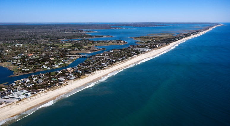 Aerial view of The Hamptons, Long Island, New York Long Island